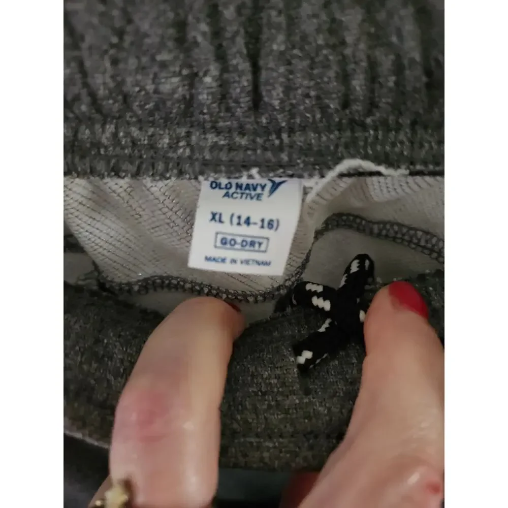 Old Navy Active Go-Dry Grey Sweatpants XL 14-16 perfect!